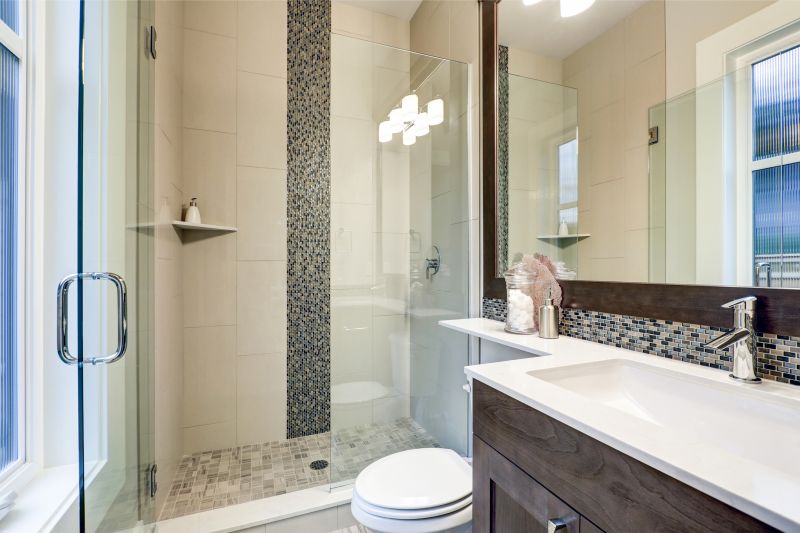 Elegant Shower with Custom Tile